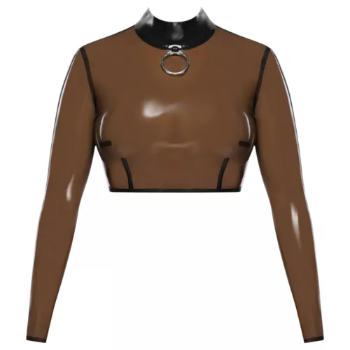 Late X áttetsző latex felső (áttetsző-fekete)