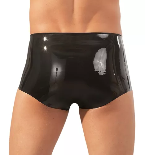 Late X boxer + péniszköpeny (fekete)
