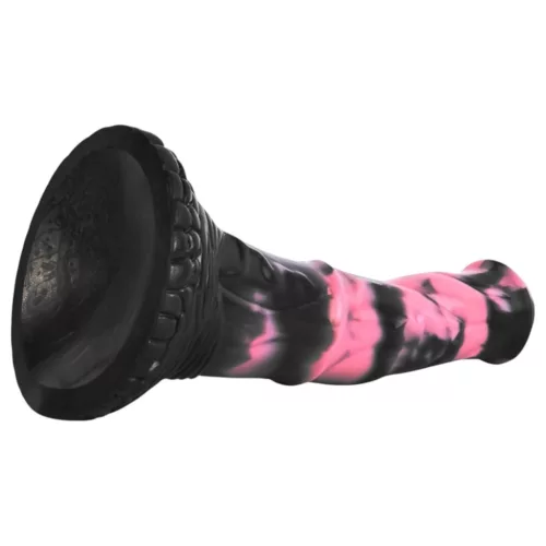 Bad Horse - szilikon ló pénisz dildó - 18cm (fekete-pink)