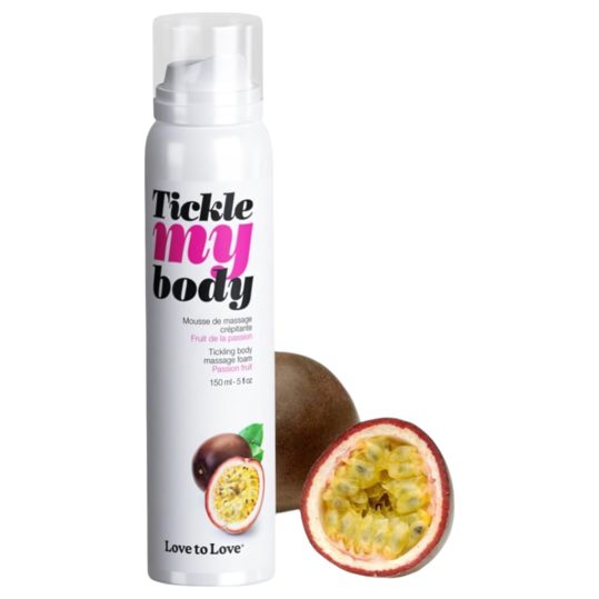 / Tickle my body - bizsergető masszázs hab - passion fruit (150ml)