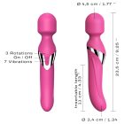 Dorcel Dual Orgasms - akkus, 2in1 masszírozó vibrátor (pink)