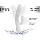 Dorcel Flexi Rabbit - melegítő csiklókaros vibrátor (fehér)