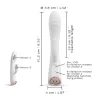 Dorcel Flexi Rabbit - melegítő csiklókaros vibrátor (fehér)