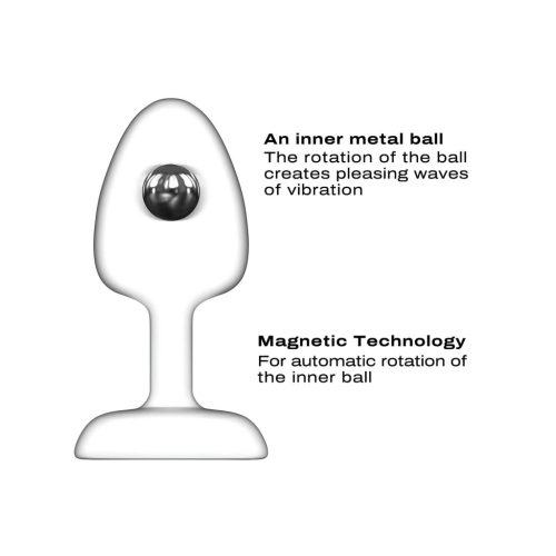 / Dorcel - golyós, távirányítós anál vibrátor M - (fekete)