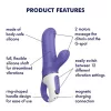 Satisfyer Magic Bunny - vízálló csiklókaros vibrátor (kék)