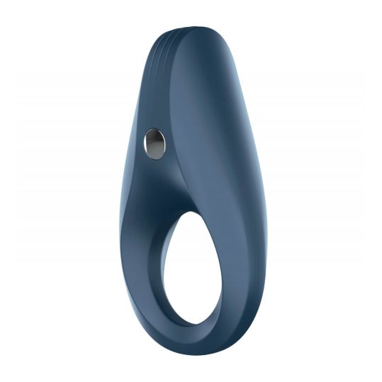 Satisfyer Rocket Ring - vízálló, vibrációs péniszgyűrű (szürkés-kék)