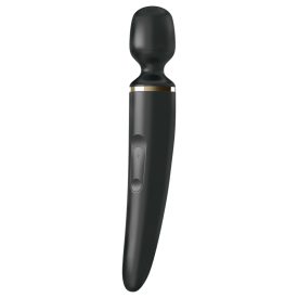   Satisfyer Wand-er Woman - vízálló masszírozó vibrátor (fekete)