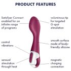 Satisfyer Hot Spot - akkus, melegítő G-pont vibrátor (piros)