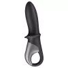 Satisfyer Hot Passion – App-vezérelt melegítő análvibrátor (fekete)
