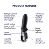 Satisfyer Hot Passion – App-vezérelt melegítő análvibrátor (fekete)