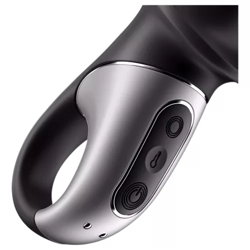 Satisfyer Hot Passion – App-vezérelt melegítő análvibrátor (fekete)
