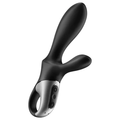Satisfyer Heat Climax+ – App-vezérelt melegítő análvibrátor (fekete)