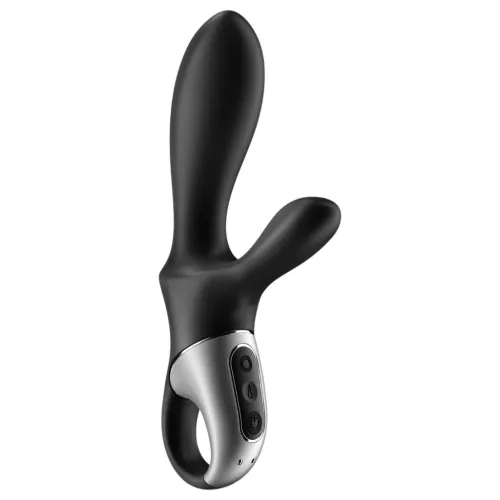 Satisfyer Heat Climax+ – App-vezérelt melegítő análvibrátor (fekete)