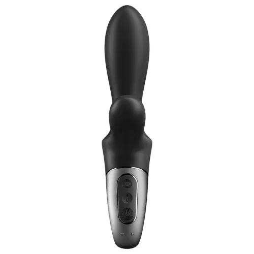 Satisfyer Heat Climax+ – App-vezérelt melegítő análvibrátor (fekete)
