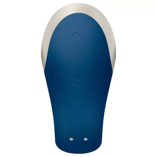 Satisfyer Double Love – App-vezérelt párvibrátor (kék)
