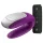 Satisfyer Double Fun - App-vezérelt párvibrátor (lila)