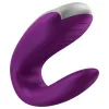 Satisfyer Double Fun – App-vezérelt párvibrátor (lila)