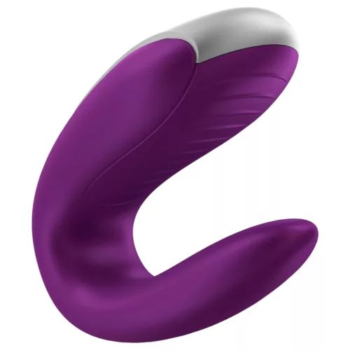 Satisfyer Double Fun - App-vezérelt párvibrátor (lila)