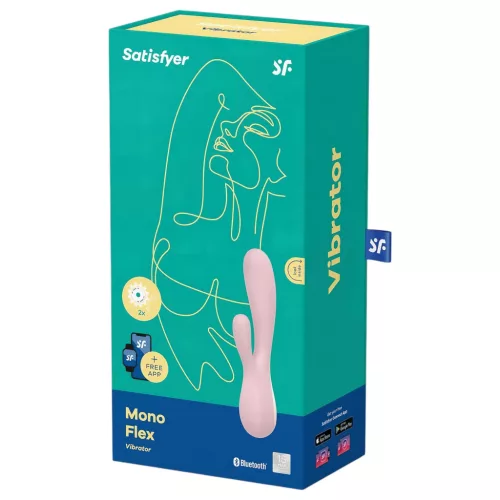 / Satisfyer Mono Flex - okos vízálló vibrátor (pink)