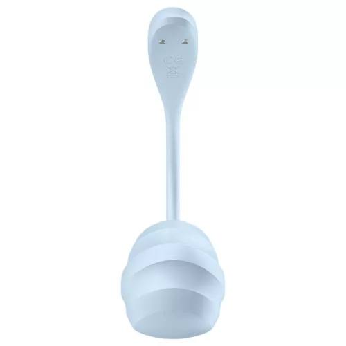 Satisfyer Smooth Petal - okos vibrációs tojás (kék)