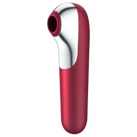   Satisfyer Dual Love - okos hüvelyi és csikló vibrátor (piros)