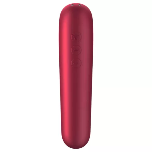 Satisfyer Dual Love – App-vezérelt csiklóvibrátor (piros)