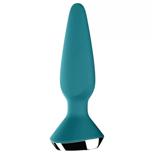 Satisfyer Plug-ilicious 1 – App-vezérelt análvibrátor (zöld)