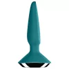 Satisfyer Plug-ilicious 1 – App-vezérelt análvibrátor (zöld)