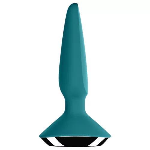Satisfyer Plug-ilicious 1 – App-vezérelt análvibrátor (zöld)
