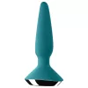 Satisfyer Plug-ilicious 1 – App-vezérelt análvibrátor (zöld)