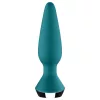 Satisfyer Plug-ilicious 1 – App-vezérelt análvibrátor (zöld)