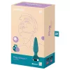 Satisfyer Plug-ilicious 1 – App-vezérelt análvibrátor (zöld)