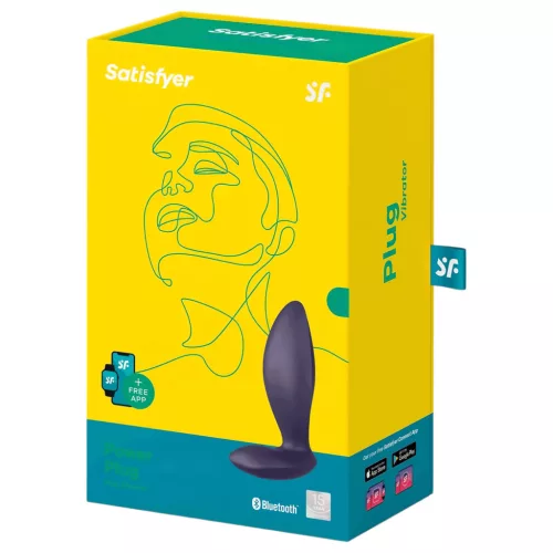Satisfyer Power Plug – App-vezérelt análvibrátor (lila)