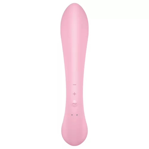 Satisfyer Triple Oh - akkus, csiklókaros vibrátor (pink)