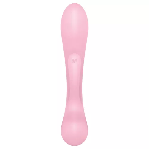 Satisfyer Triple Oh - akkus, csiklókaros vibrátor (pink)
