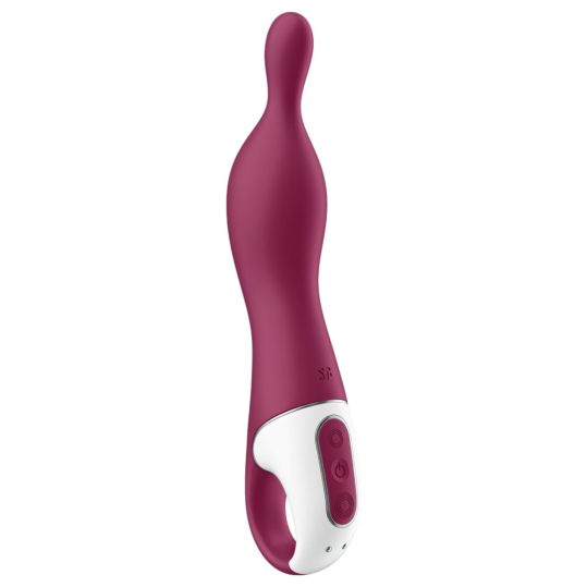 Satisfyer A-Mazing 1 - akkus, A-pont vibrátor (piros)