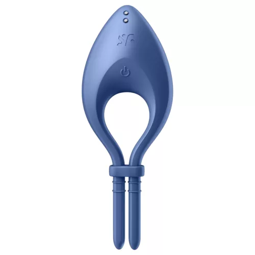 Satisfyer Bullseye - okos vibrációs péniszgyűrű (kék)