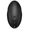 Satisfyer Vulva Lover 3 - léghullámos csiklóizgató (fekete)