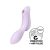 Satisfyer Curvy Trinity 2 - akkus léghullámos 2in1 vibrátor (lila)