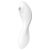 Satisfyer Curvy Trinity 5+ - okos léghullámos 2in1 vibrátor (fehér)