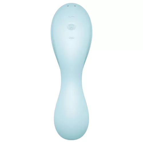 Satisfyer Curvy Trinity 5+ - okos 2in1 vibrátor (kék)