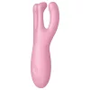 Satisfyer Threesome 4 - okos csikló vibrátor (pink)