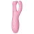 Satisfyer Threesome 4 - okos, akkus csiklóvibrátor (pink)