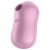 Satisfyer Cotton Candy - akkus, léghullámos csikló vibrátor (lila)