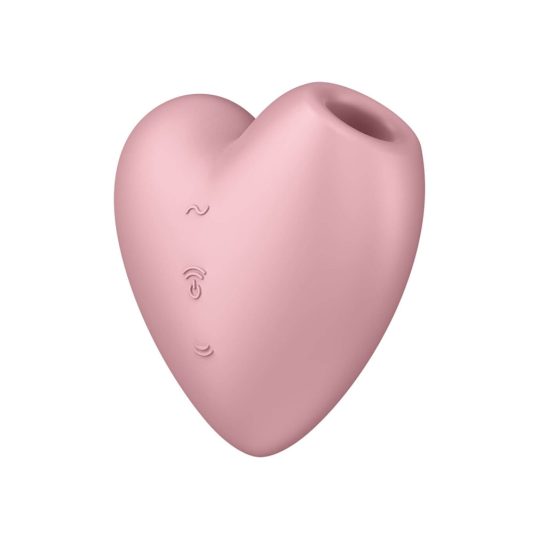 Satisfyer Cutie Heart - akkus léghullámos csiklóvibrátor (pink)