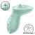 Satisfyer Exciterrr - forgó gyöngyös csikló vibrátor (zöld)