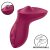 Satisfyer Exciterrr - forgó gyöngyös csikló vibrátor (piros)