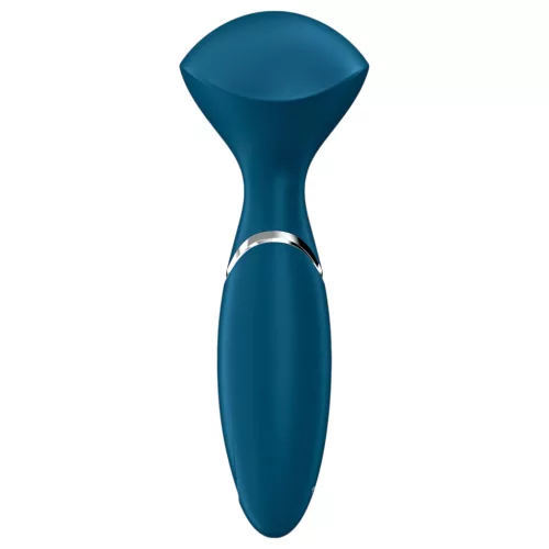 Satisfyer Mini Wand-er - vízálló masszírozó vibrátor (kék)