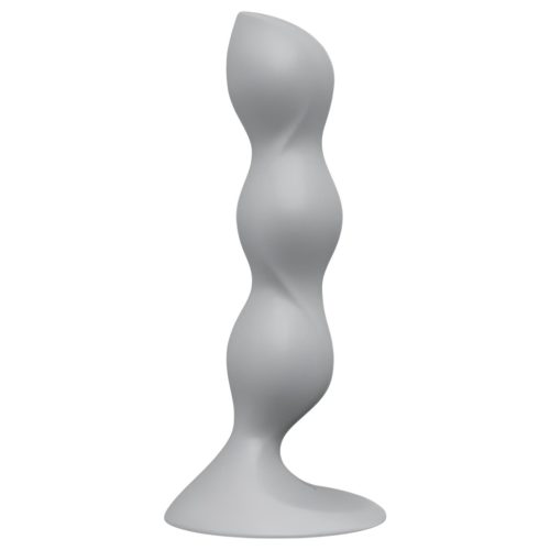 Satisfyer Triple Ball-R - gyöngyös dildó (szürke)