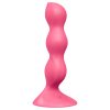 Satisfyer Triple Ball-R - gyöngyös análvibrátor (pink)